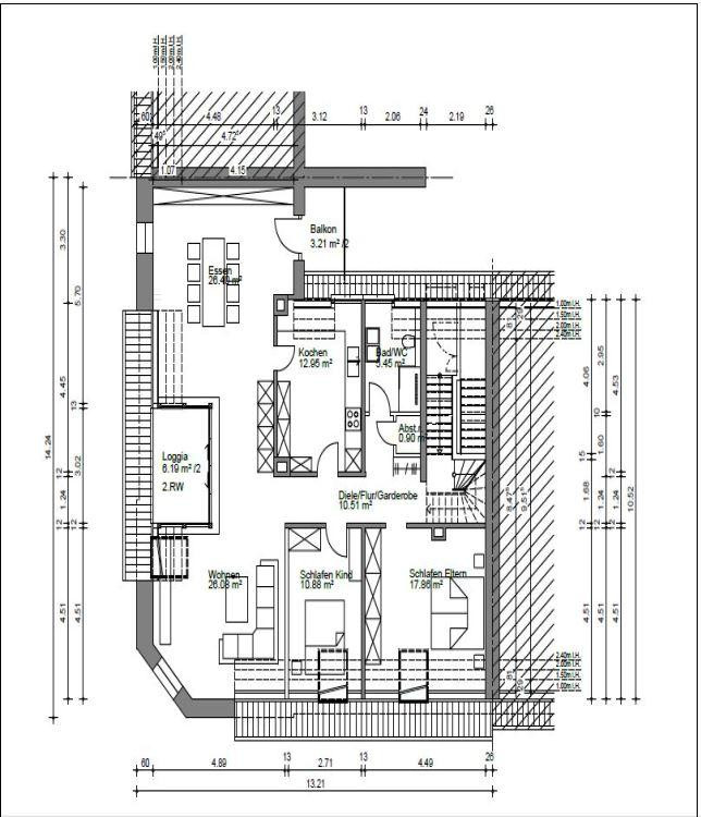 Exklusive 4-Zimmer-Maisonette-Wohnung im Dachgeschoss mit 2 Balkonen – Rüttenscheid – 45131 Essen(Rüttenscheid) – Vorschaubild 18