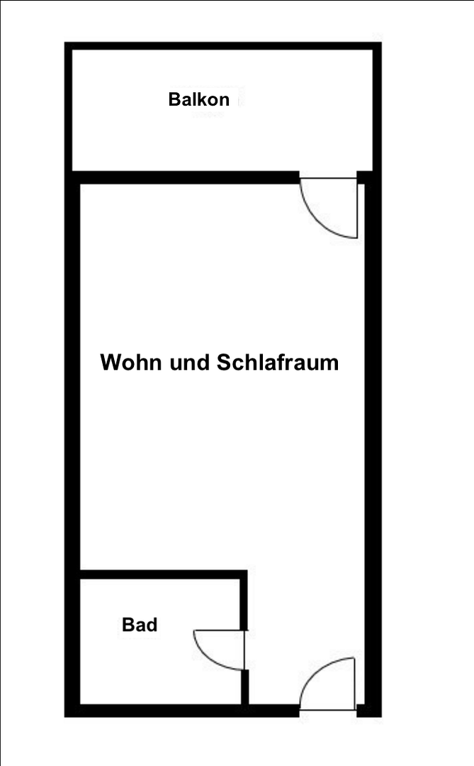 Helle 1-Zimmer-Wohnung mit Balkon — vollrenoviert, möbliert — München- Forstenried – 81476 München(Fürstenried) – Vorschaubild 12