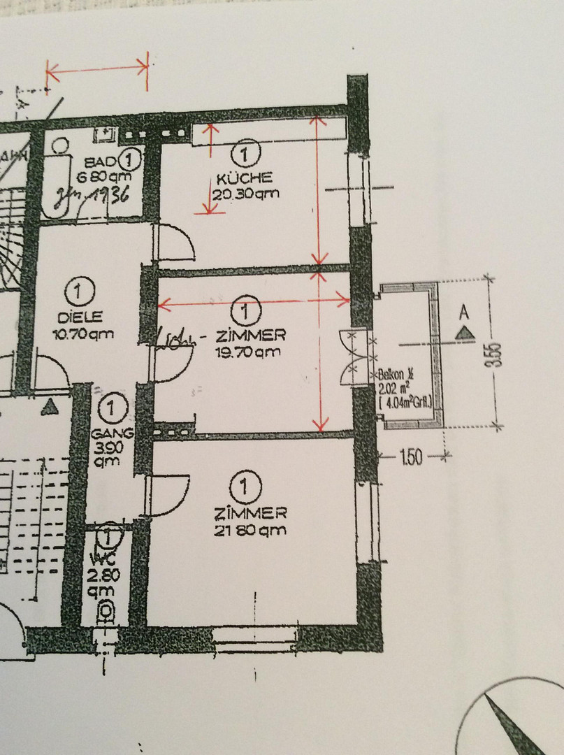 Charmante Altbauwohnung in Schwabing – 80805 München(Schwabing) – Vorschaubild 15