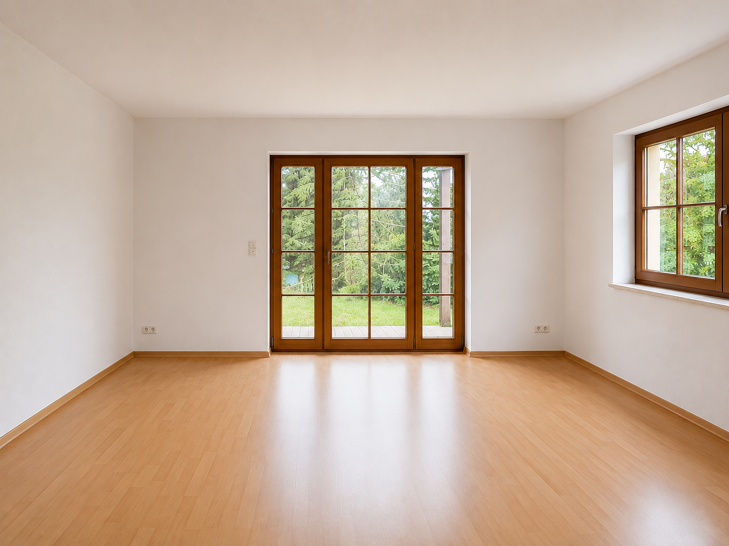 Helle 2-Raum Wohnung in ruhiger Lage mit Terrasse – Hauptstraße 4c, 1156 Cossebaude – Vorschaubild 2