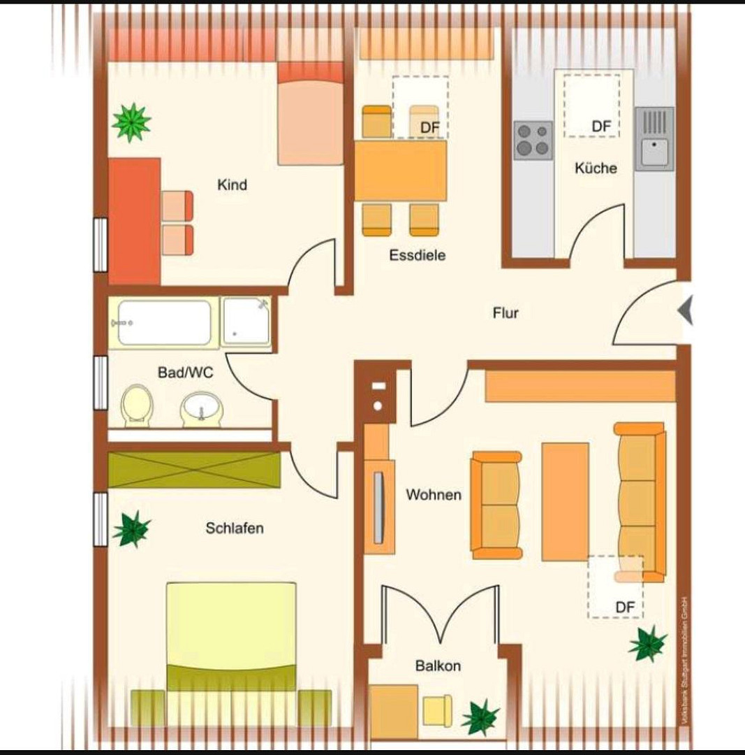 Charmante 3,5-Zimmer-Dachgeschosswohnung in ruhiger Wohnlage von Winnenden – Gaußweg 11, 71364 Winnenden(Birkmannsweiler) – Vorschaubild 22