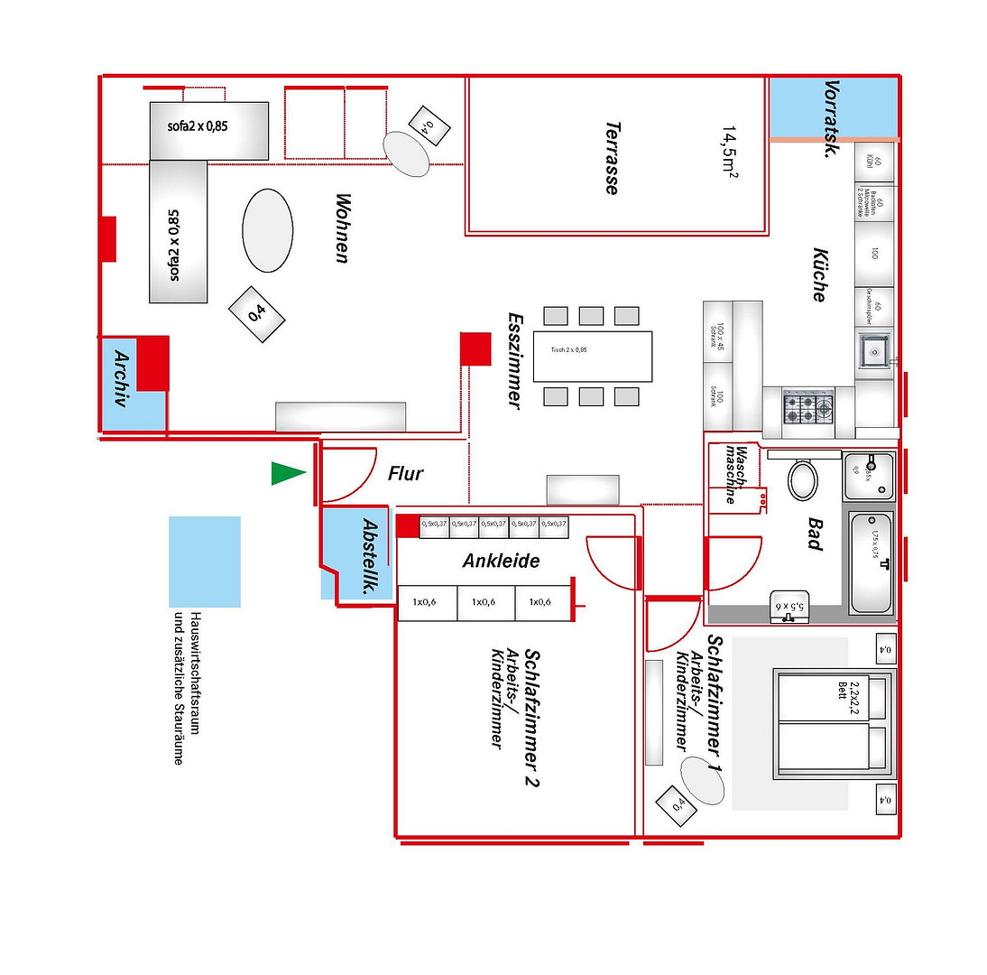 Über den Dächern des Malerviertels –Wunderschöne Dachgeschosswohnung mit traumhafter Terrasse – braunschweig(Braunschweig) – Vorschaubild 19