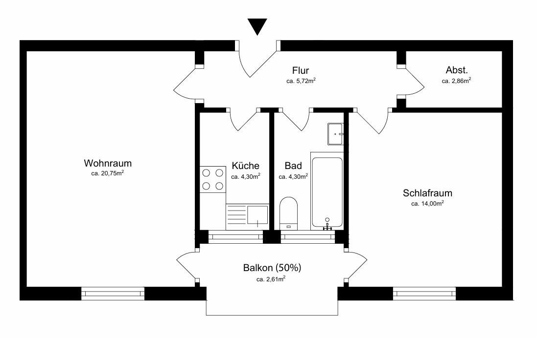 Renovierte 2-Zimmer-Wohnung in zentraler Lage – nahe Straubinger Bahnhof und Altstadt – Dr. Otto-Höchtl-Straße 18a, 94315 Straubing – Vorschaubild 32