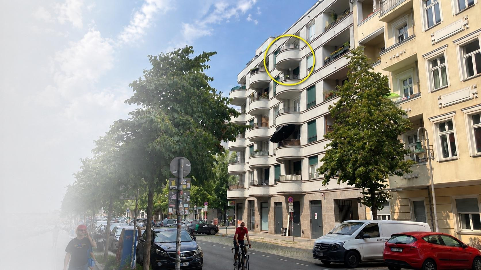 Sonnige 2-Zimmer-Neubauwohnung aus 2013 mit Südbalkon & Fernsehturmblick – 5. OG, TG-Stellplatz – Rigaer Straße 67, 10247 Berlin(Friedrichshain) – Vorschaubild 2