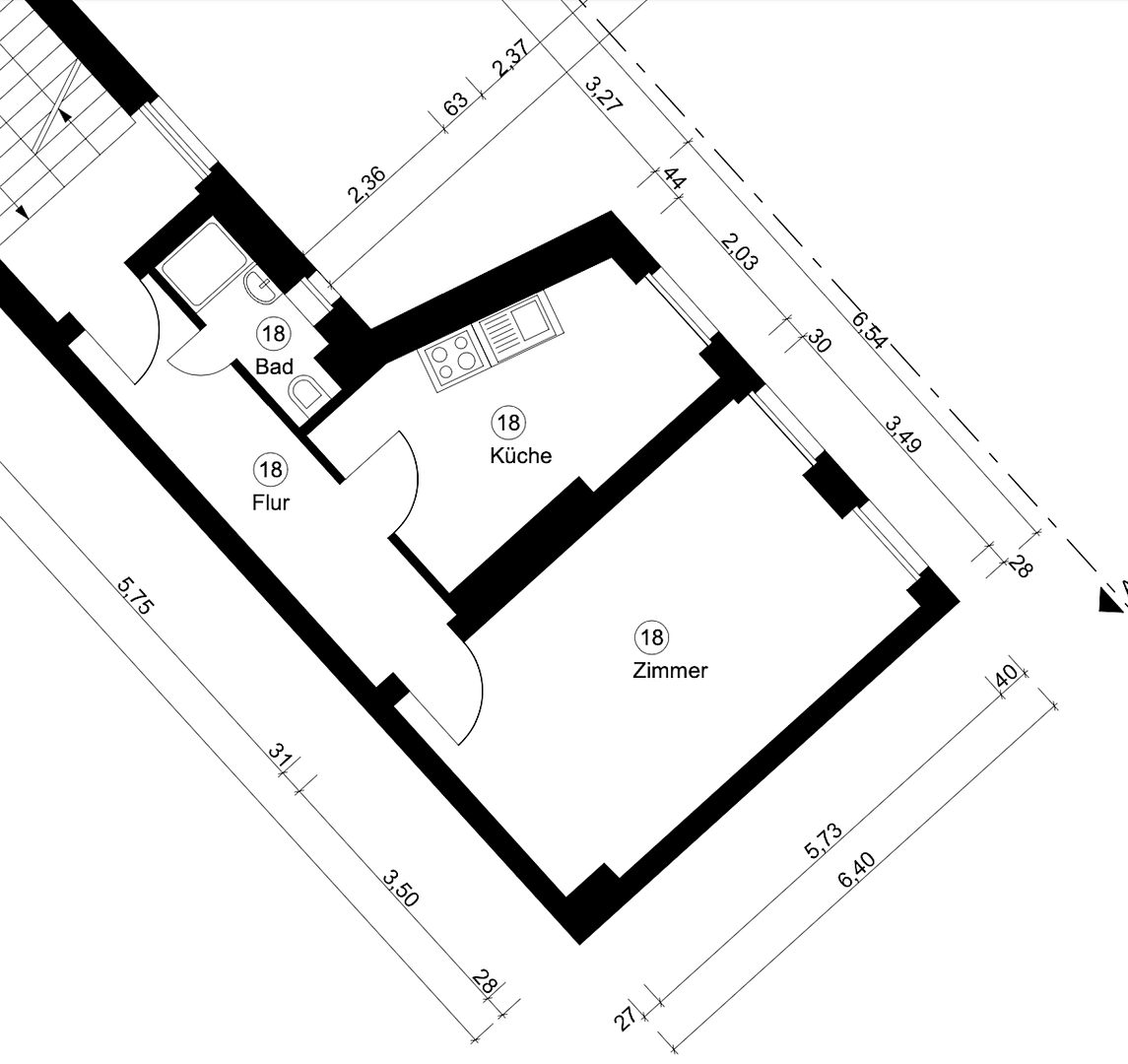 sanierte Wohnung in Wilmersdorf Seitenflügel – 10717 Berlin(Wilmersdorf) – Vorschaubild 12