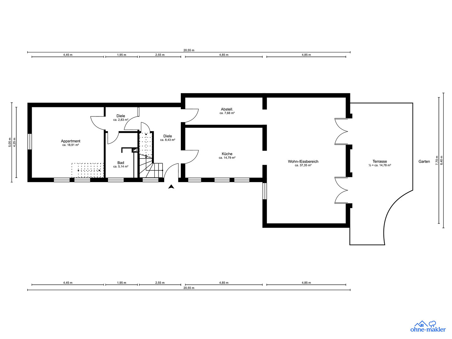 Ehrenfeld-Bickendorf: Wunderschönes Landhaus mit Hof und großem Garten, ökologisch saniert – 50827 Köln(Bickendorf) – Vorschaubild 22