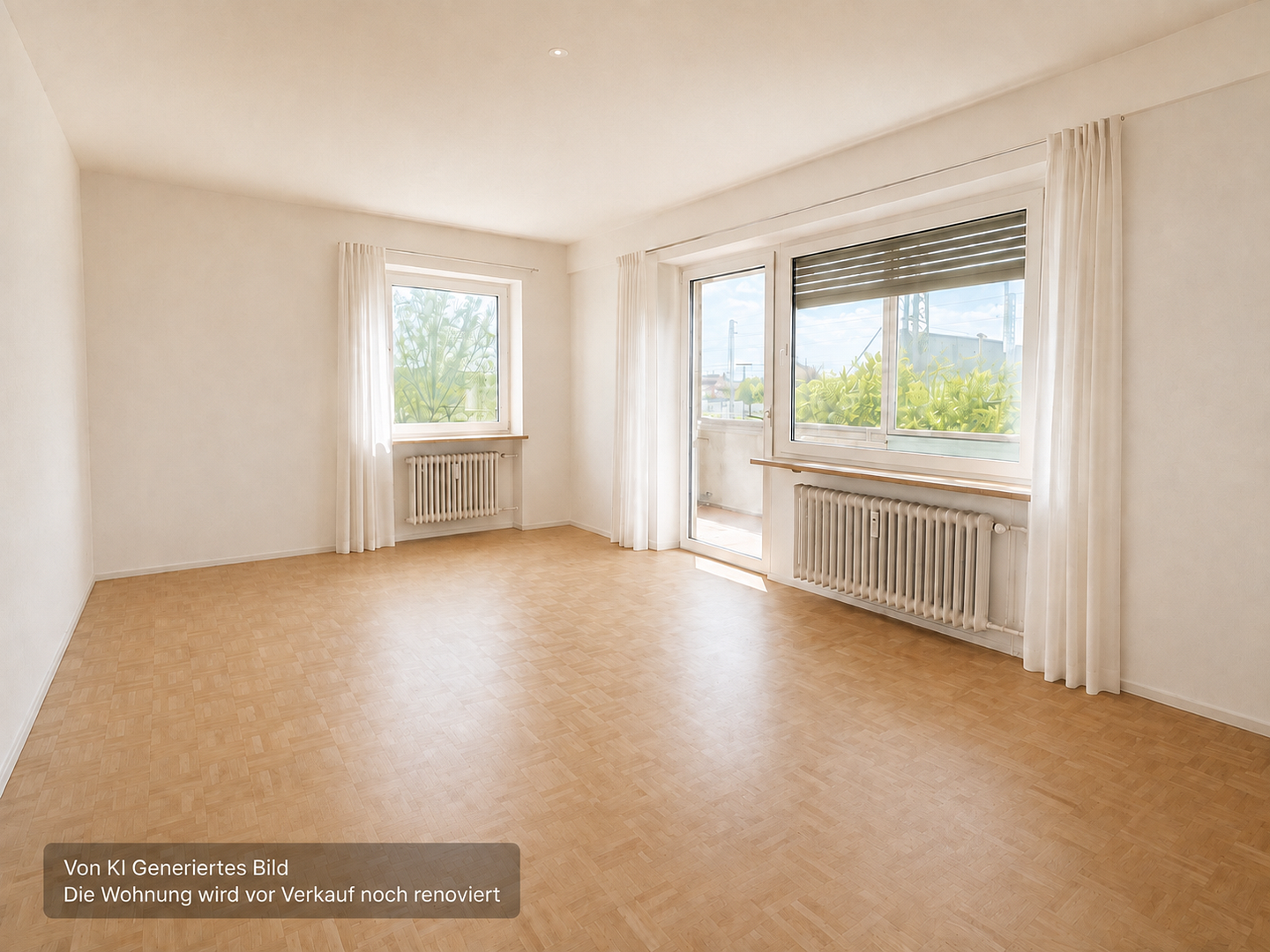 Frei & mit Potenzial: 2-Zimmer-Wohnung mit Südwest-Balkon und 1 Garage in Augsburg-Oberhausen – Schuhmannstrasse 20, 86154 Augsburg(Oberhausen) – Vorschaubild 3