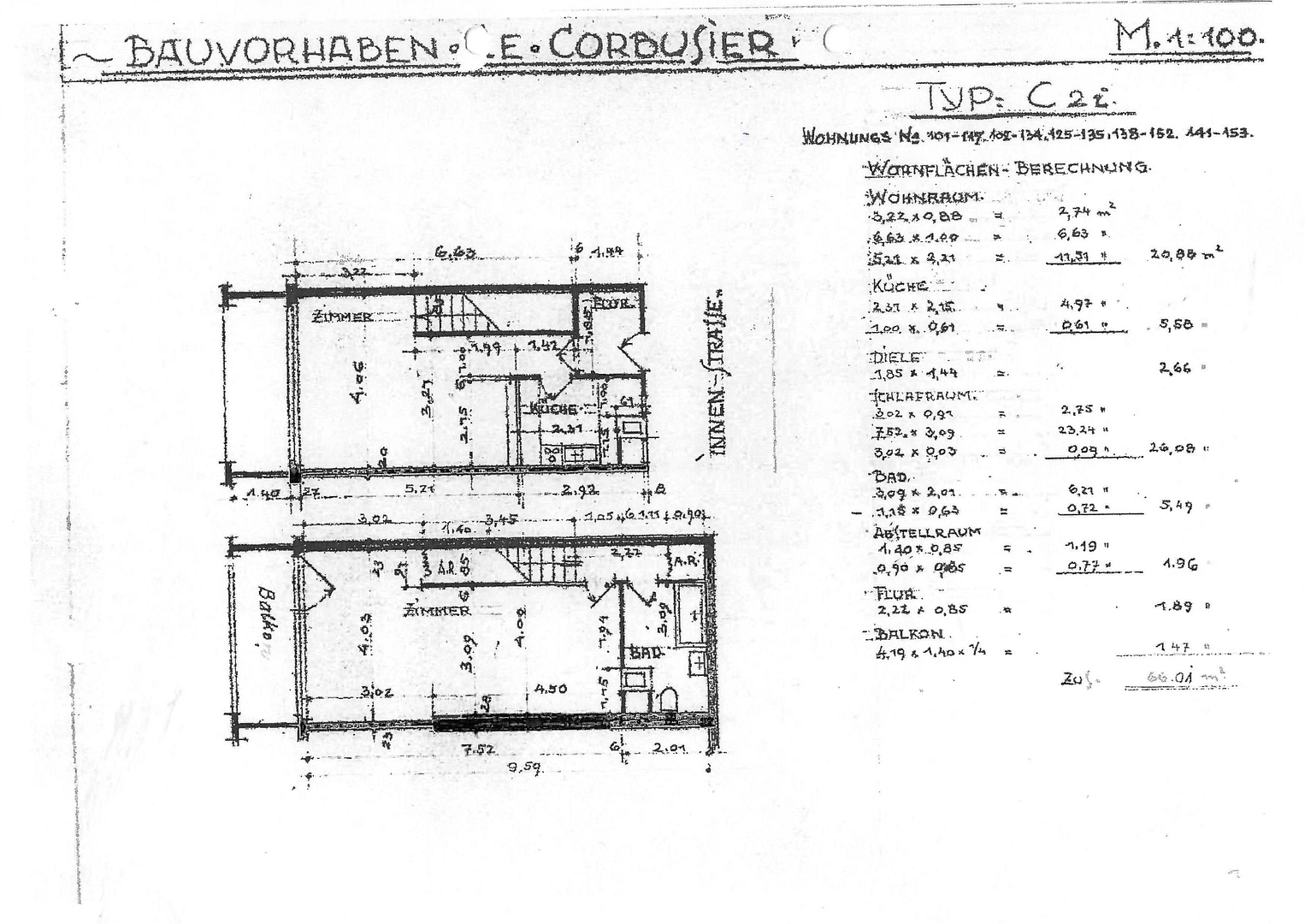 Provisionsfrei: Helle 2-Zimmer Maisonette im Corbusierhaus, Berlin-Westend – Flatowallee 16, 14055 Berlin(Westend) – Vorschaubild 13