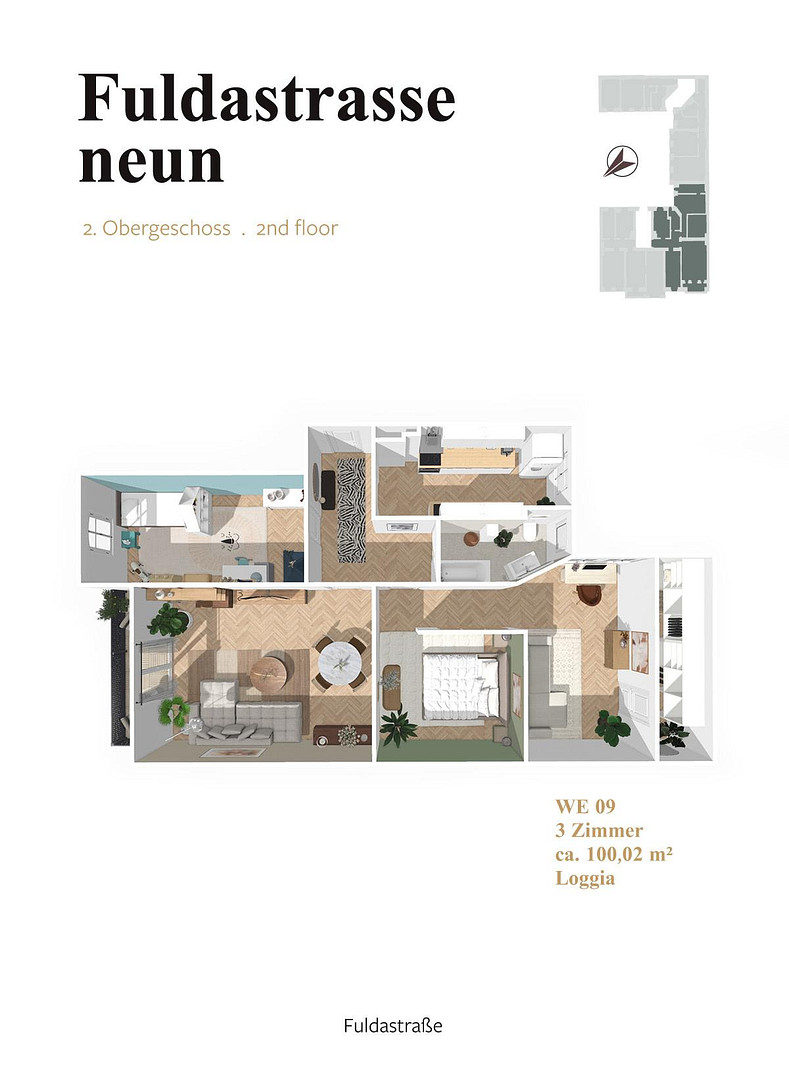 Großzügige Altbauwohnung mit Loggia | Bezugsfrei Ende 2026 – Fuldastraße 9, 12043 Berlin(Neukölln) – Vorschaubild 4