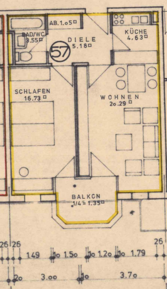 Ab 1.9.26: komplett renovierte männliche 2er-WG mit neuer Küche & neuem Parkett – Nähe Seepark – Angelus-Silesius-Str. 1, 79114 Freiburg(Betzenhausen) – Vorschaubild 24