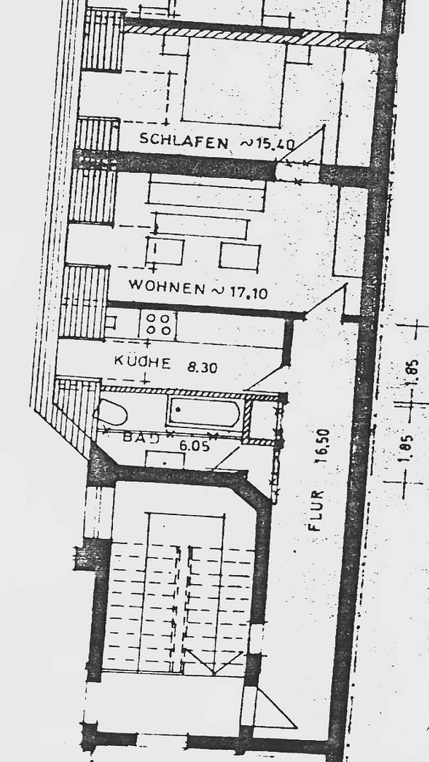 Bezugsfreie Dachgeschosswohnung im Altbau in attraktiver Lage – Ganghoferstr. 76, 81373 München(Sendling) – Vorschaubild 15
