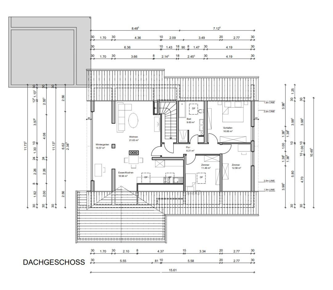 Moderne helle 4-Zimmer Wohnung 112 m2 neu mit EBK und Garage - provisionsfrei – Ustersbach(Mödishofen) – Vorschaubild 13