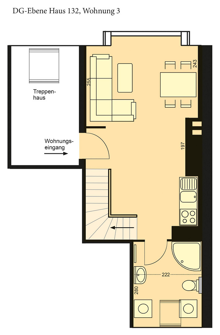Dachgeschoß-Maisonette-Wohnung 44 qm am Tilsiter Platz in Kiel-Ellerbek – 24148 Kiel(Wellingdorf) – Vorschaubild 19