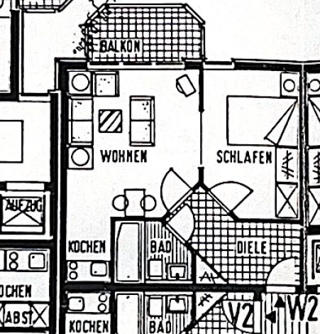 Schöne, frisch renovierte 2-Zimmer Wohnung, direkt am Schloß Broich – Am Schloß Broich 15, 45479 Mülheim an der Ruhr(Broich) – Vorschaubild 12