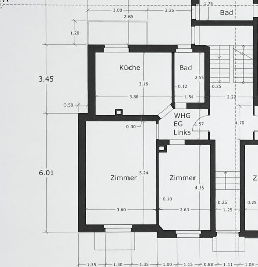 Provisionsfrei! Charmante vermietete 2-Zimmer-Altbau-Wohnung (ca.51 m²)+Balkon in der Südweststadt – 76137 Karlsruhe(Südweststadt) – Vorschaubild 17