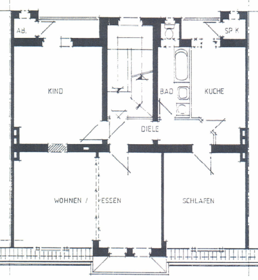 Frisch renovierte 4-Zimmer Wohnung in Essen-Frohnhausen – Essen(Frohnhausen) – Vorschaubild 14