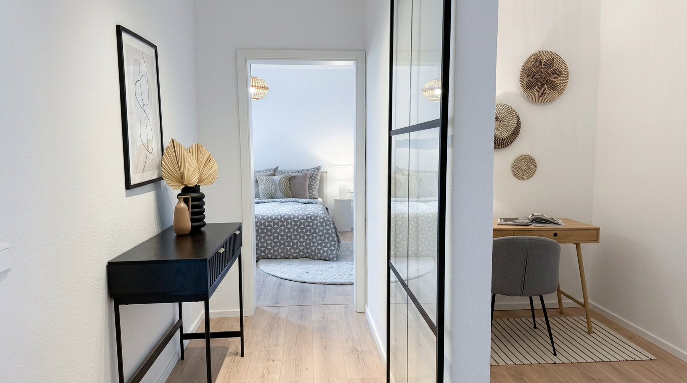 Einziehen anstatt renovieren: Frisch modernisierte 2-Zimmer-Wohnung mit Panorama-Blick – 97422 Schweinfurt – Vorschaubild 4