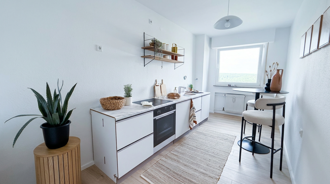 Einziehen anstatt renovieren: Frisch modernisierte 2-Zimmer-Wohnung mit Panorama-Blick – 97422 Schweinfurt – Vorschaubild 8