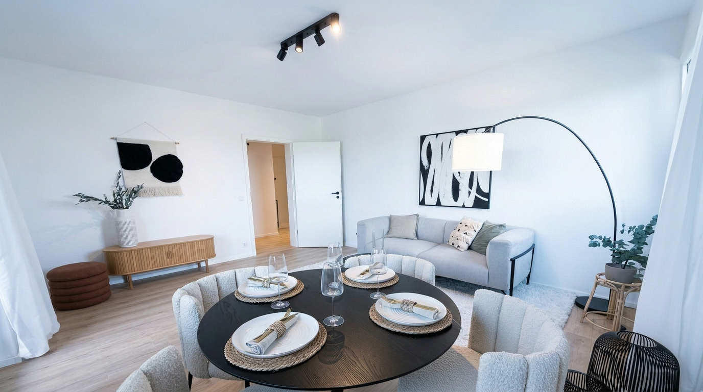 Einziehen anstatt renovieren: Frisch modernisierte 2-Zimmer-Wohnung mit Panorama-Blick – 97422 Schweinfurt – Vorschaubild 3