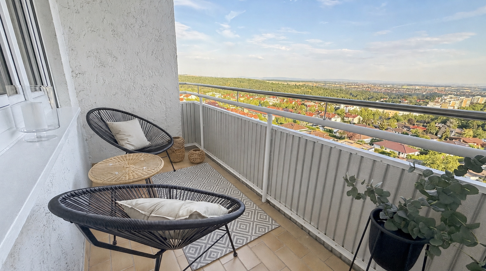 Einziehen anstatt renovieren: Frisch modernisierte 2-Zimmer-Wohnung mit Panorama-Blick – 97422 Schweinfurt – Vorschaubild 15