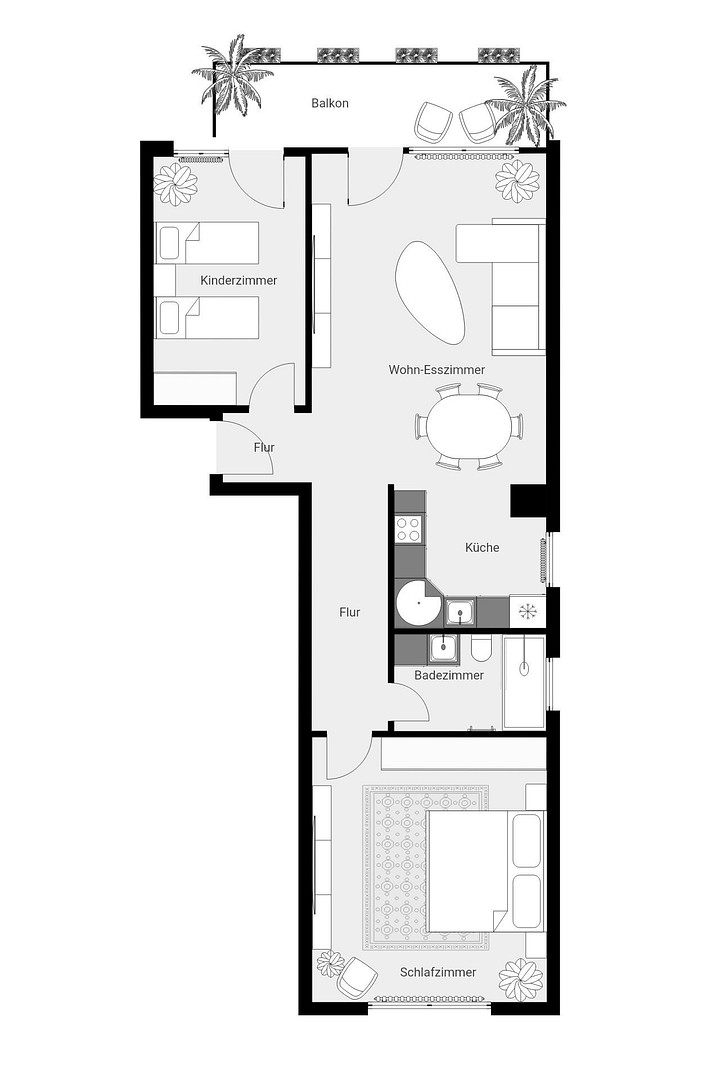 Kernsanierte 3-Zimmer-Wohnung am Bodensee, Balkon, Provisionsfrei – 78343 Gaienhofen-Hemmenhofen(Hemmenhofen) – Vorschaubild 17