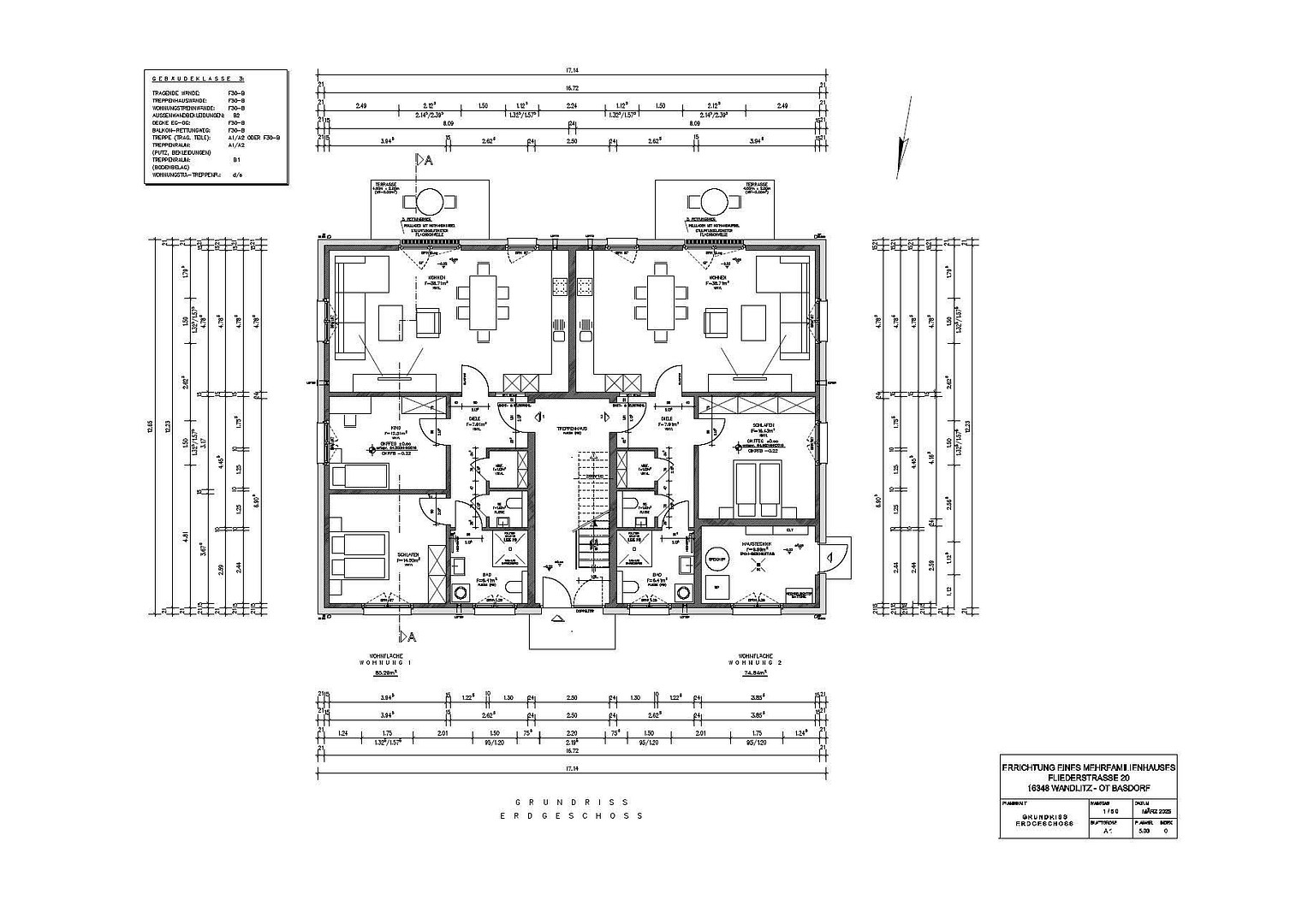 Neubauprojekt – 8 Mietwohnungen (2- und 3- Zimmerwohnungen), neu und modern – Fliederstraße 29, 16348 Wandlitz OT Basdorf(Basdorf) – Vorschaubild 7