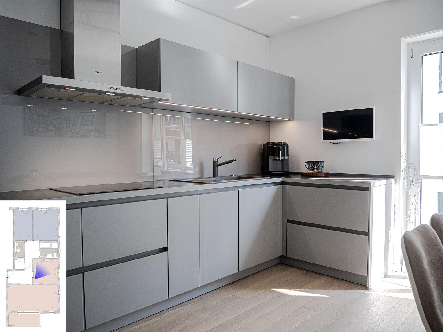 Provisionsfrei: Lichtdurchflutete 3-bis 4-Zimmer-Premiumwohnung (Bj. 2017) mit TG-Stellplatz – 63067 Offenbach am Main – Vorschaubild 7