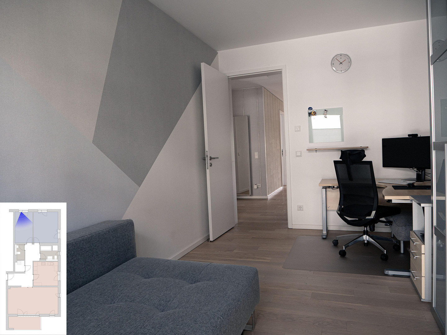 Provisionsfrei: Lichtdurchflutete 3-bis 4-Zimmer-Premiumwohnung (Bj. 2017) mit TG-Stellplatz – 63067 Offenbach am Main – Vorschaubild 12