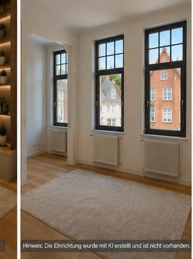 Bremen-Schwachhausen | Exklusive 4-Zimmer-Altbauwohnung, 105 m², 2 Balkone, provisionsfrei – Albersstraße 10, 28209 Bremen(Schwachhausen) – Vorschaubild 23