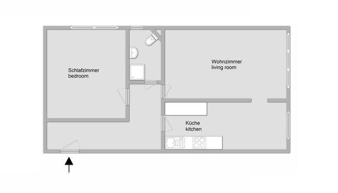 Gepflegte 2-Zimmer-Wohnung in Universitätsnähe – Sandstraße 34, 80335 München(Maxvorstadt) – Vorschaubild 9