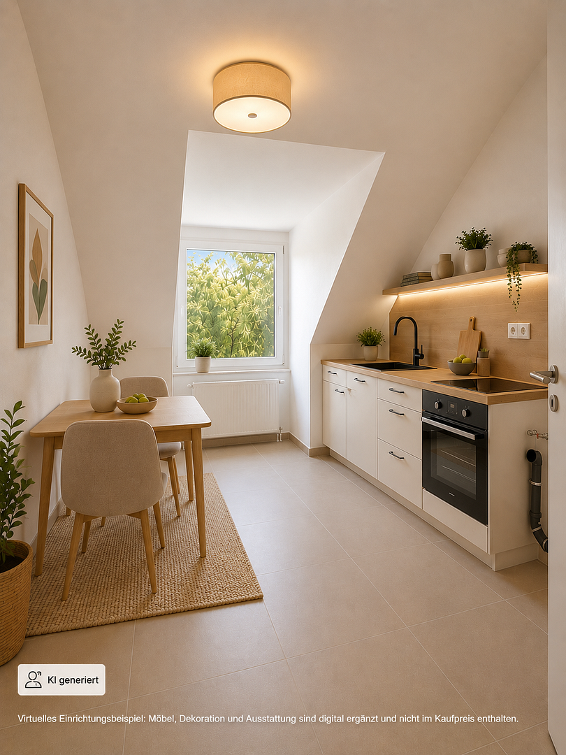 Stilvoll saniertes Dachgeschoss mit Rundbogen-Gauben und Balkon in Kirchrode – 30559 Hannover(Kirchrode) – Vorschaubild 7