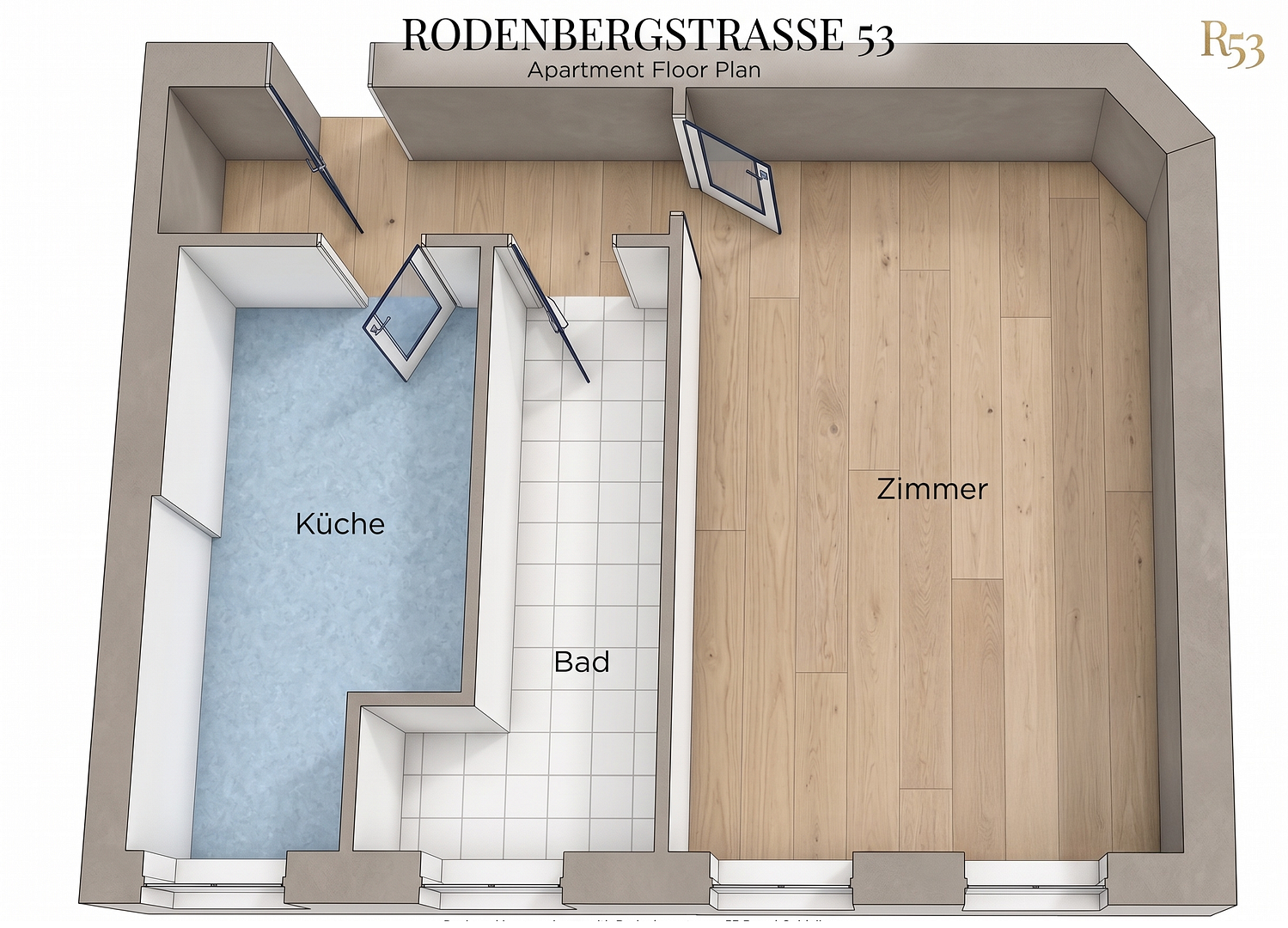 Provisionsfrei · Sofort bezugsfrei: Lichtdurchflutete 1-Zi-Wohnung mit Parkblick – Prenzlauer Berg – Rodenbergstraße 53, 10439 Berlin(Prenzlauer Berg) – Vorschaubild 15