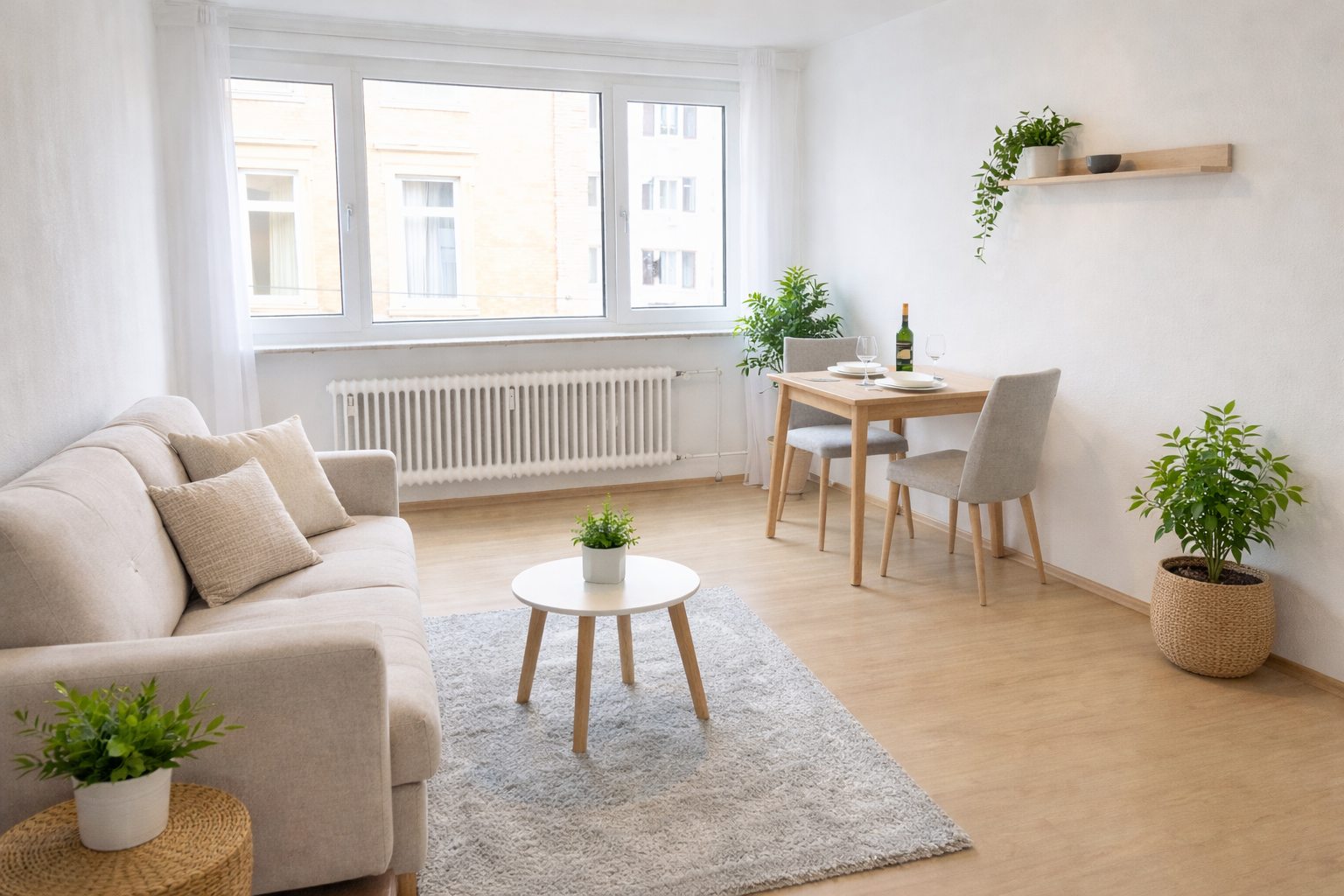 Provisionsfrei: Möbliertes Apartment mit Loggia im Heusteigviertel – Immenhofer Straße 1, 70180 Stuttgart(Süd) – Vorschaubild 3
