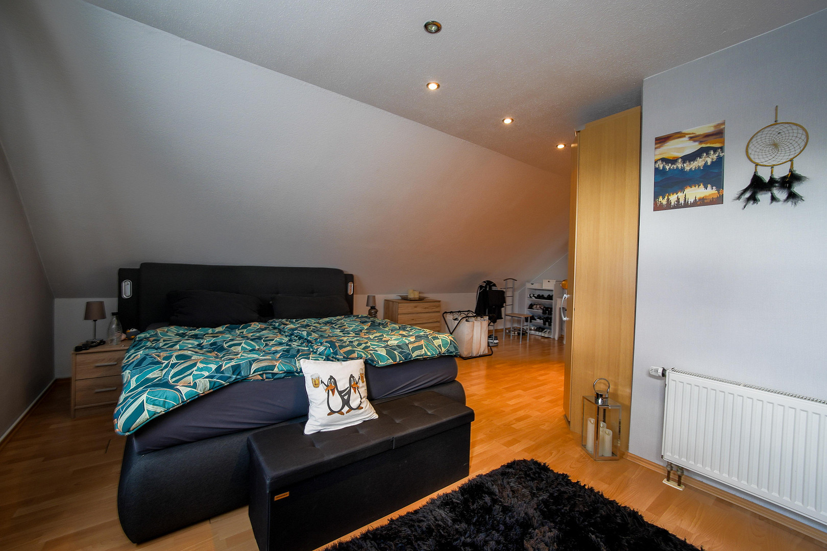 Außergewöhnliche 2-Zimmer-Dachgeschosswohnung mit Kamin, Vollbad, Balkon & ausgebautem Dachboden – 59514 Welver – Vorschaubild 12