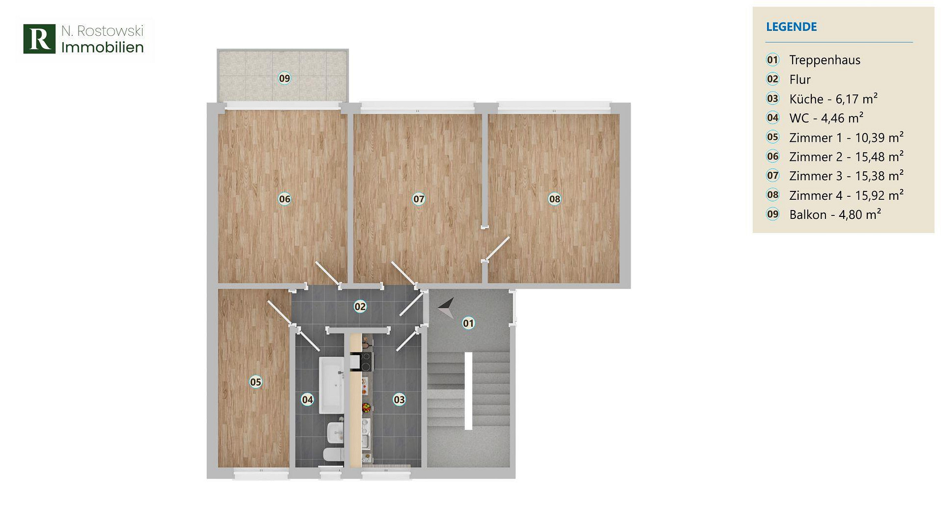 TOP Kapitalanlage mit 8,2% Mietrendite – Neue Burgkemnitzer Str. 53, 6804 Muldenstein – Vorschaubild 17