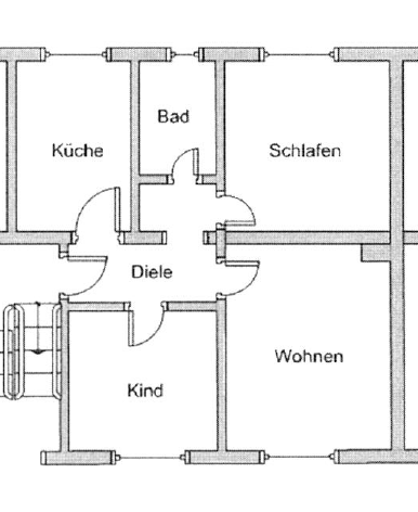 Sanierte 3,5-Zimmer-Erdgeschosswohnung in Essen-Frohnhausen – Wattenbachstr. 12, 45144 Essen(Frohnhausen) – Vorschaubild 11