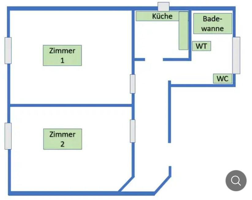 Freie, ruhige 2 Zimmer Eigentumswohnung in Grombühl – 97076 Würzburg(Grombühl) – Vorschaubild 10
