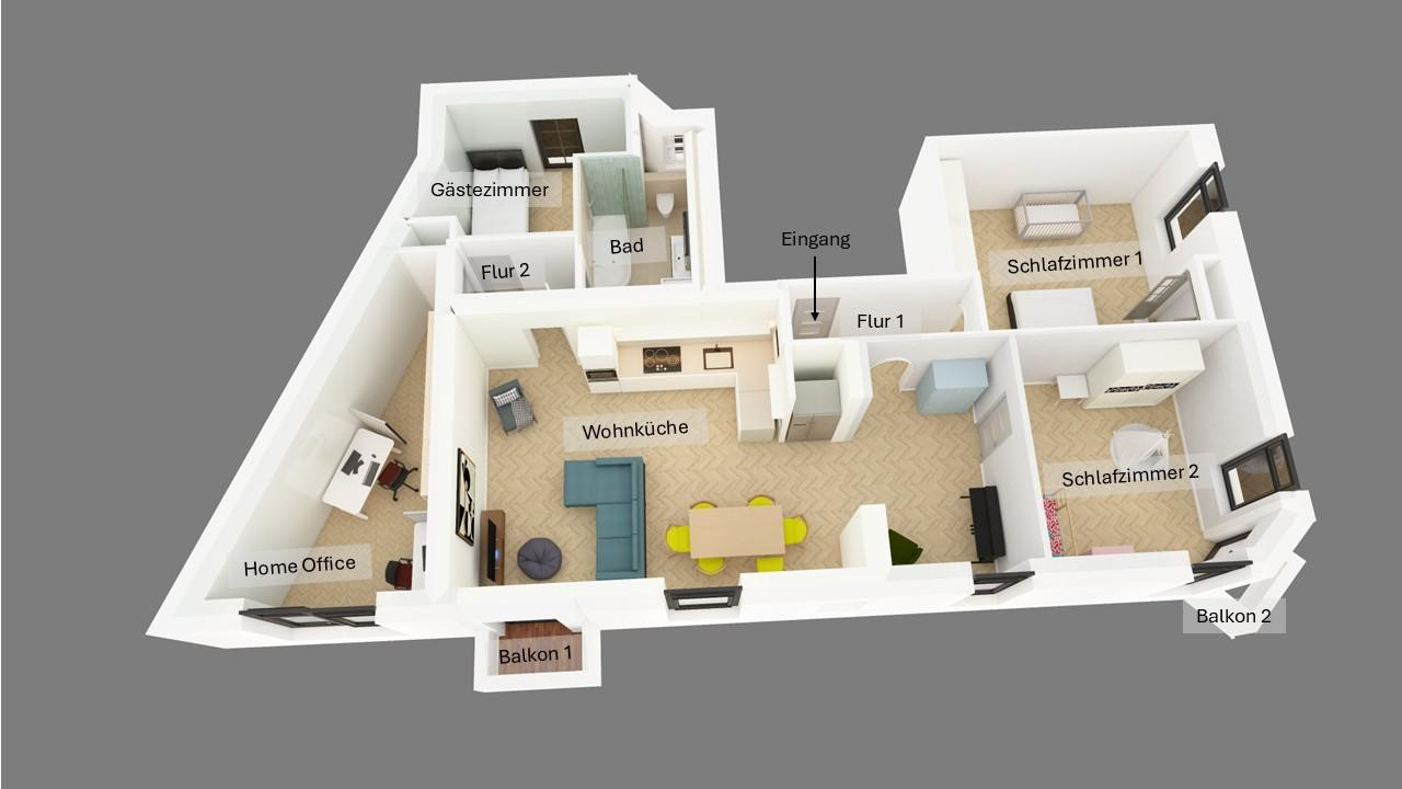 Sanierte Altbauwohnung mit 5 Zimmern in der Neckarstadt Ost – 68167 Mannheim – Vorschaubild 21