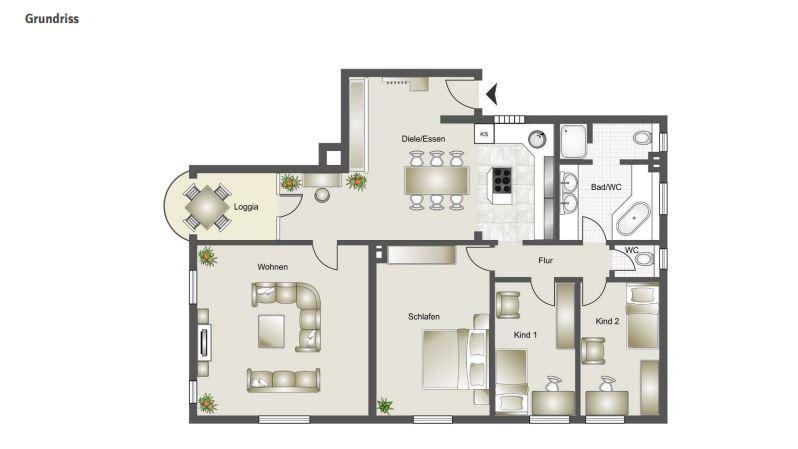 Großzügige 5-Zimmer-Wohnung in Stuttgart-Bad Cannstatt – 70372 Stuttgart(Bad Cannstatt) – Vorschaubild 17