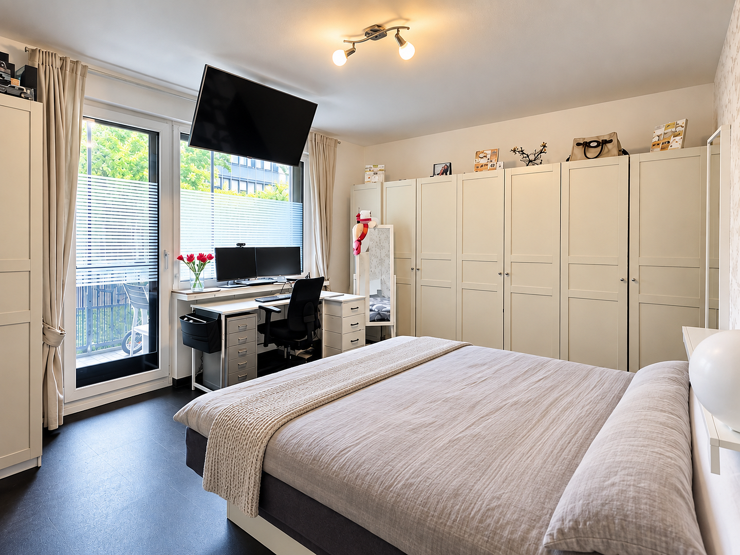 Düsseldorf-Rath: Großzügige 3-Zimmer-Wohnung mit 2 Balkonen nahe Aaper Wald – 40472 Düsseldorf(Rath) – Vorschaubild 4