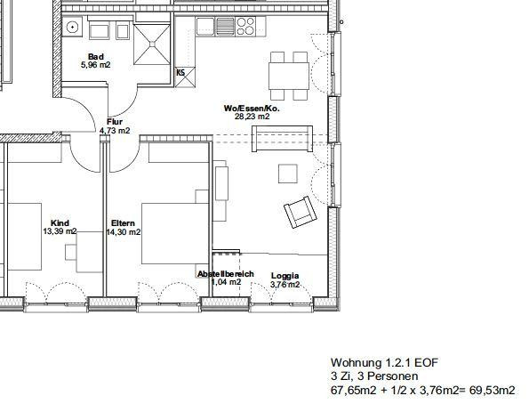 3 Zimmer Wohnung am Hubland 01.21 - mit EOF Förd. Stufe II/III – 97074 Würzburg(Hubland) – Vorschaubild 9