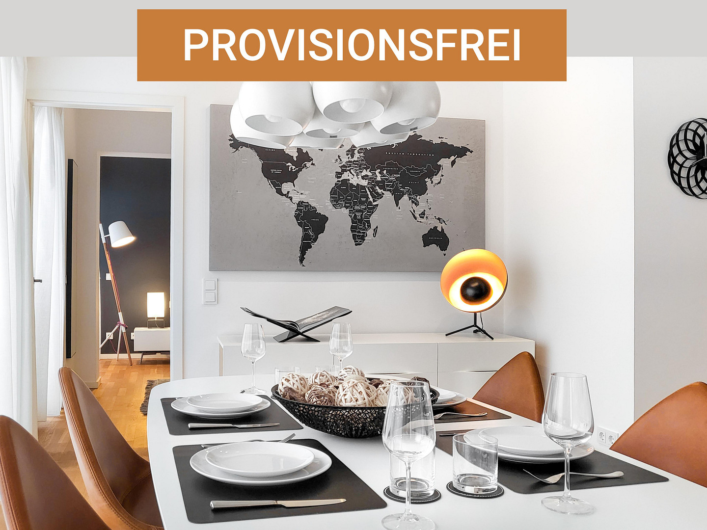 Luxuriöse 3-Zimmer-Wohnung 112 m²+ Parkplatz in Berlin-Mitte - PROVISIONSFREI - (No Commission)