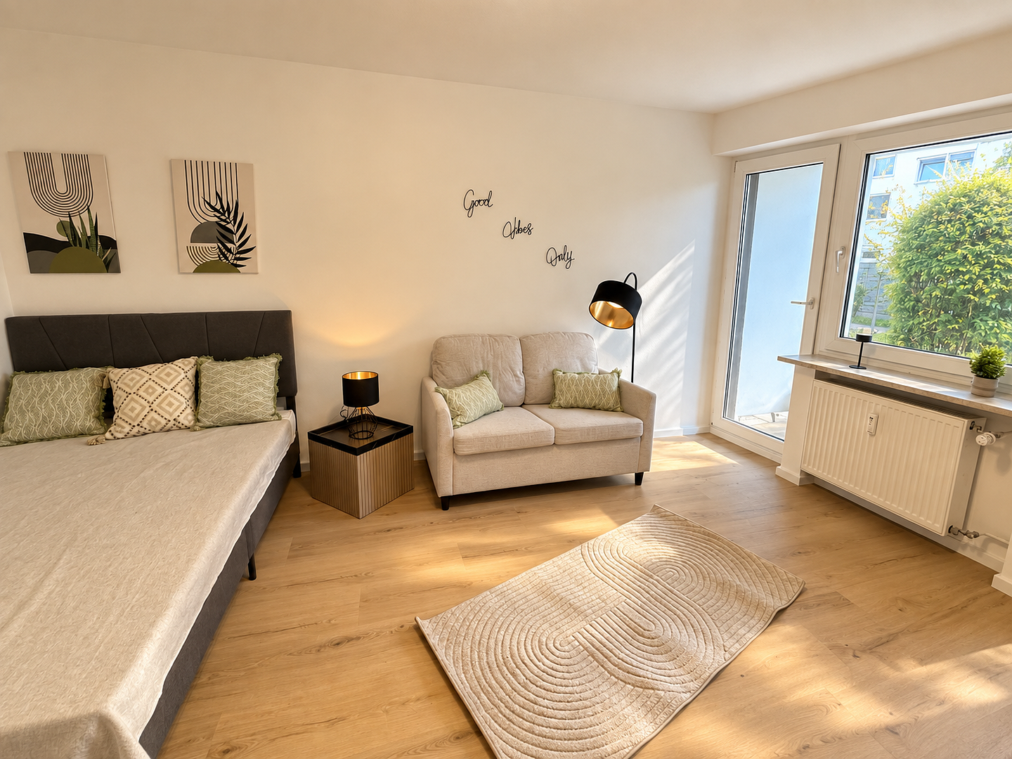Saniert & all. incl.: Möbliertes Apartment mit exzellenter ÖPNV-Anbindung – 81379 München(Obersendling) – Vorschaubild 6