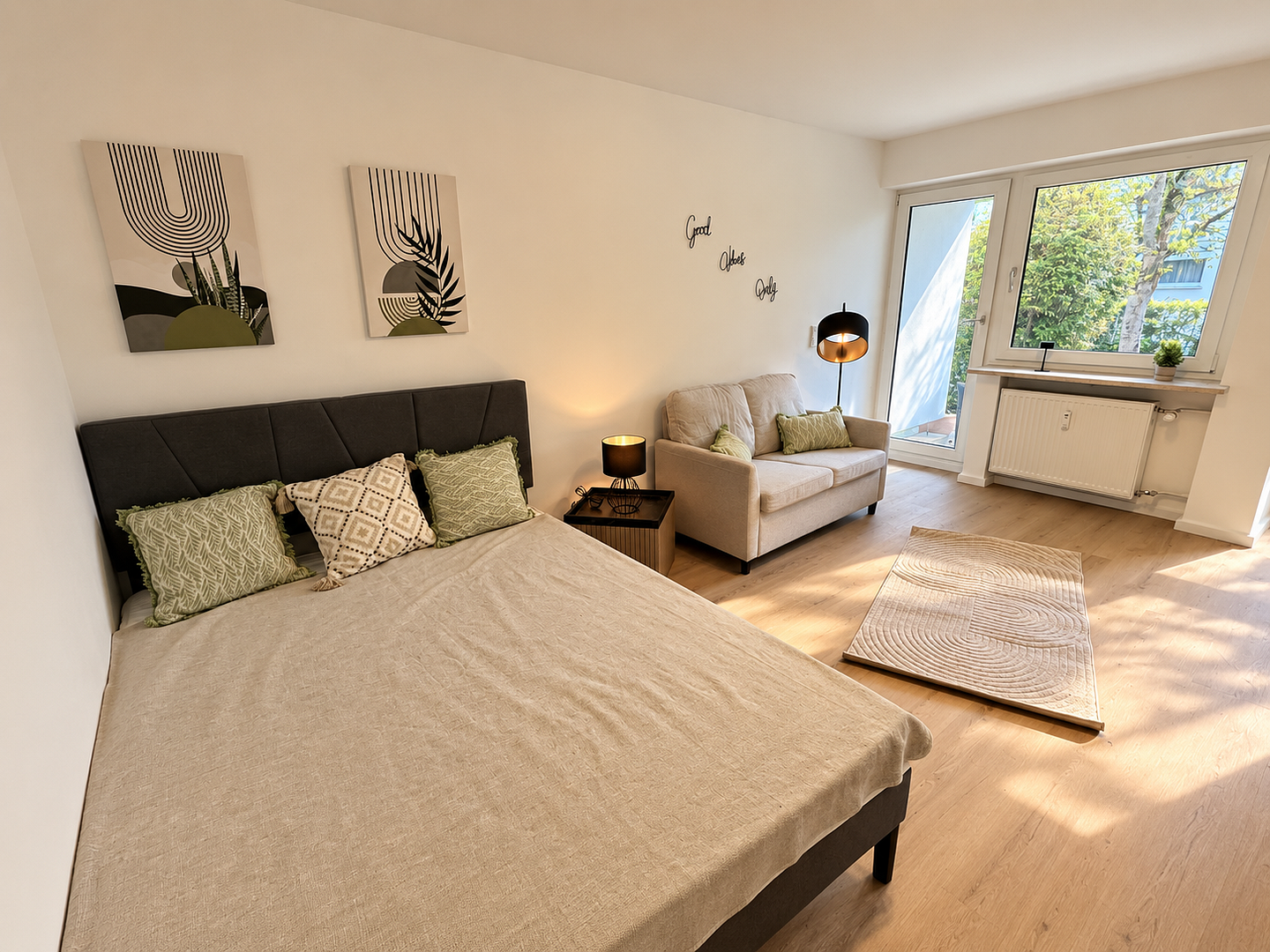 Saniert & all. incl.: Möbliertes Apartment mit exzellenter ÖPNV-Anbindung – 81379 München(Obersendling) – Vorschaubild 4