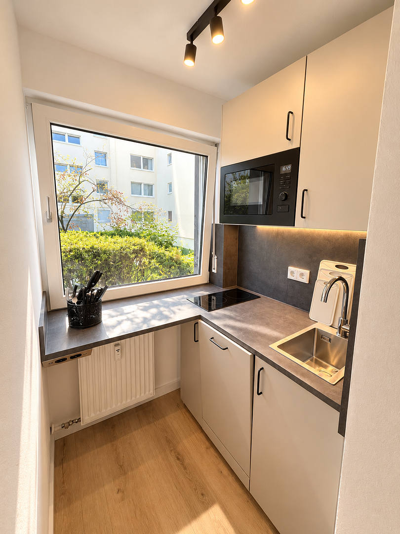 Saniert & all. incl.: Möbliertes Apartment mit exzellenter ÖPNV-Anbindung – 81379 München(Obersendling) – Vorschaubild 8
