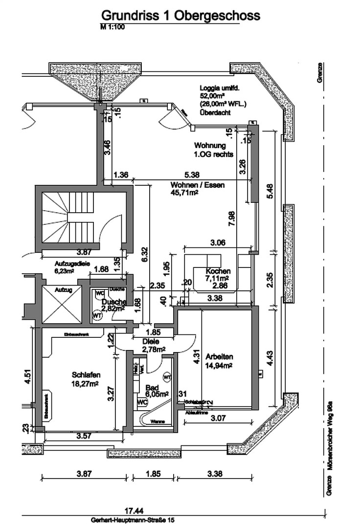 Herrliche 3-Raum-Wohnung - wunderbare Terrasse - Edle Einbauküche - TG-Stellplatz – 40470 Düsseldorf(Mörsenbroich) – Vorschaubild 11
