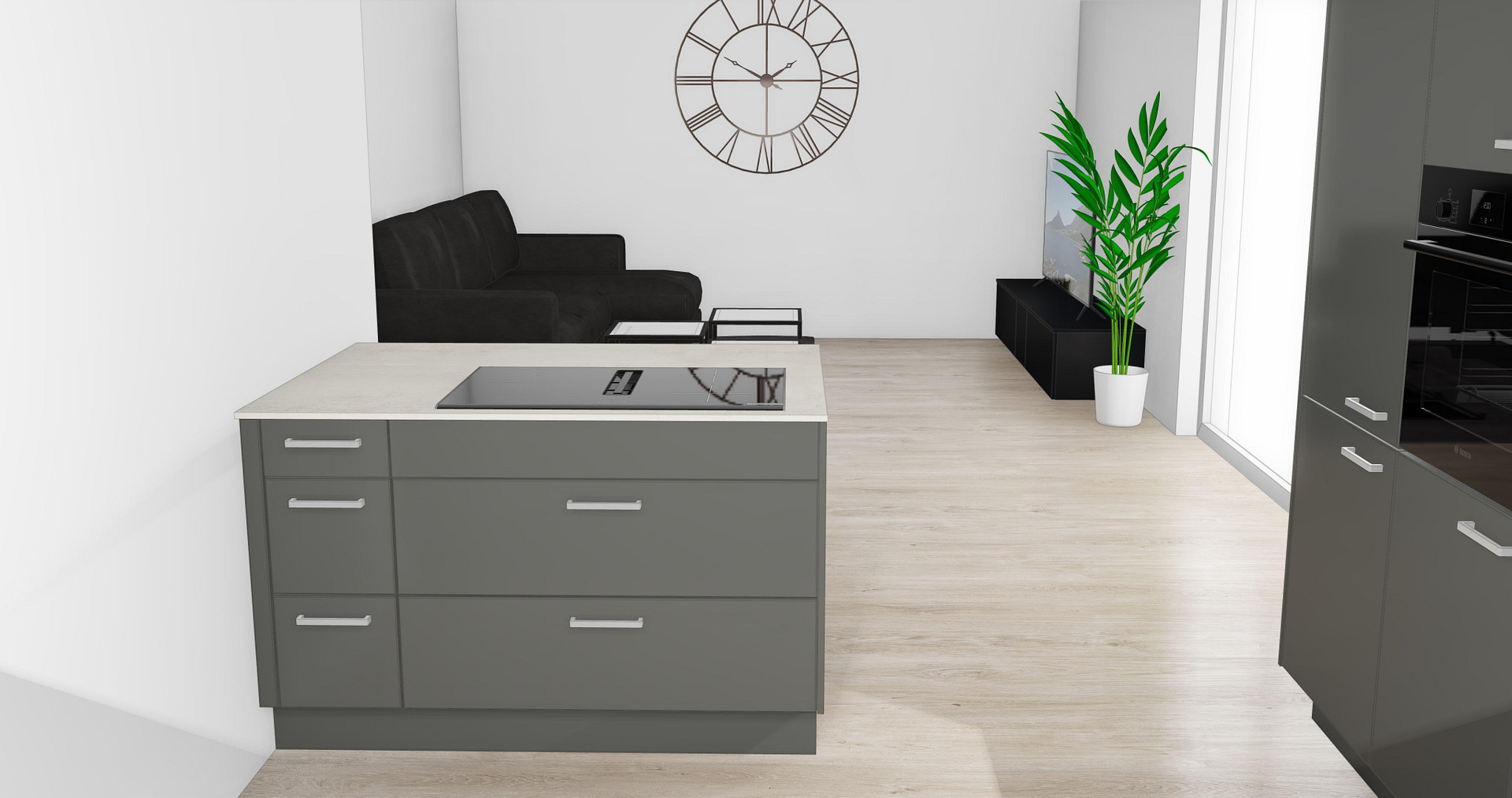 Erstbezug: 2× 3-Zimmer-Wohnung mit Kochinsel – barrierefrei mit 100 m² Garten oder Südbalkon – Foto 3