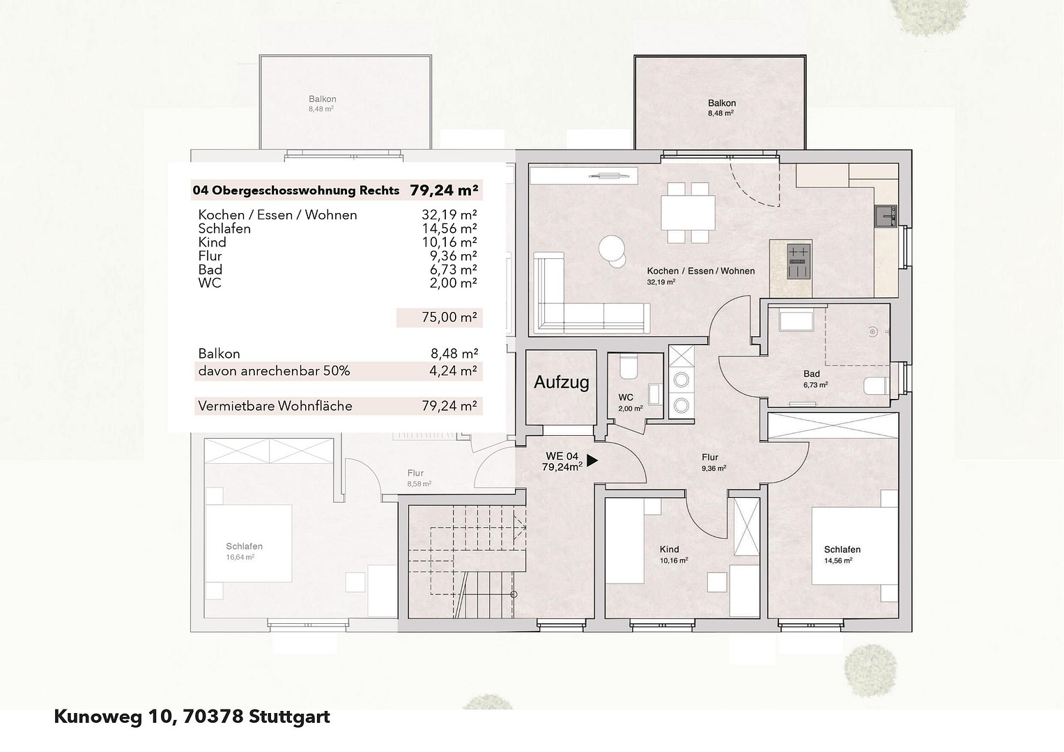Erstbezug: 2× 3-Zimmer-Wohnung mit Kochinsel – barrierefrei mit 100 m² Garten oder Südbalkon – Foto 7