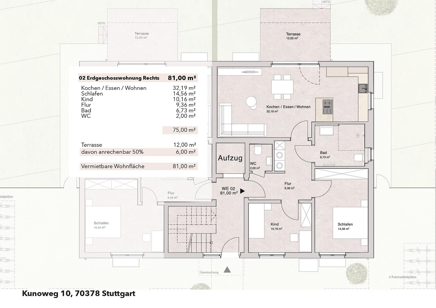 Erstbezug: 2× 3-Zimmer-Wohnung mit Kochinsel – barrierefrei mit 100 m² Garten oder Südbalkon – Foto 6