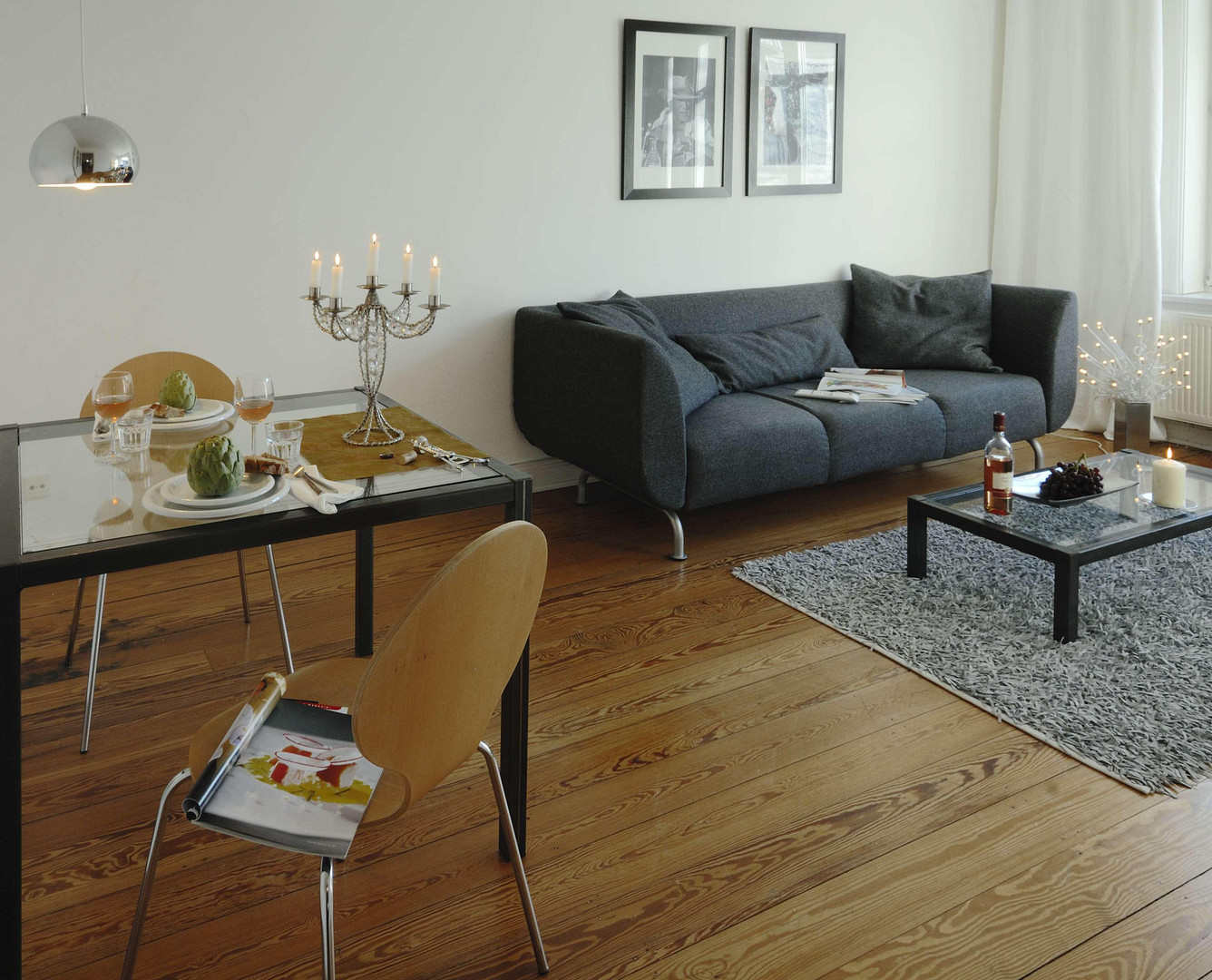 2-Zimmer-Altbauwohnung mit Balkon – voll möbliert, 57 m² in Winterhude – 22303 Hamburg(Winterhude) – Vorschaubild 2